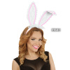 foto 2 Konijnen oren voor een echte bunny diadeem in de kleur roze