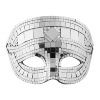 masker disco zilver