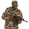 foto 2 masker zombie soldaat