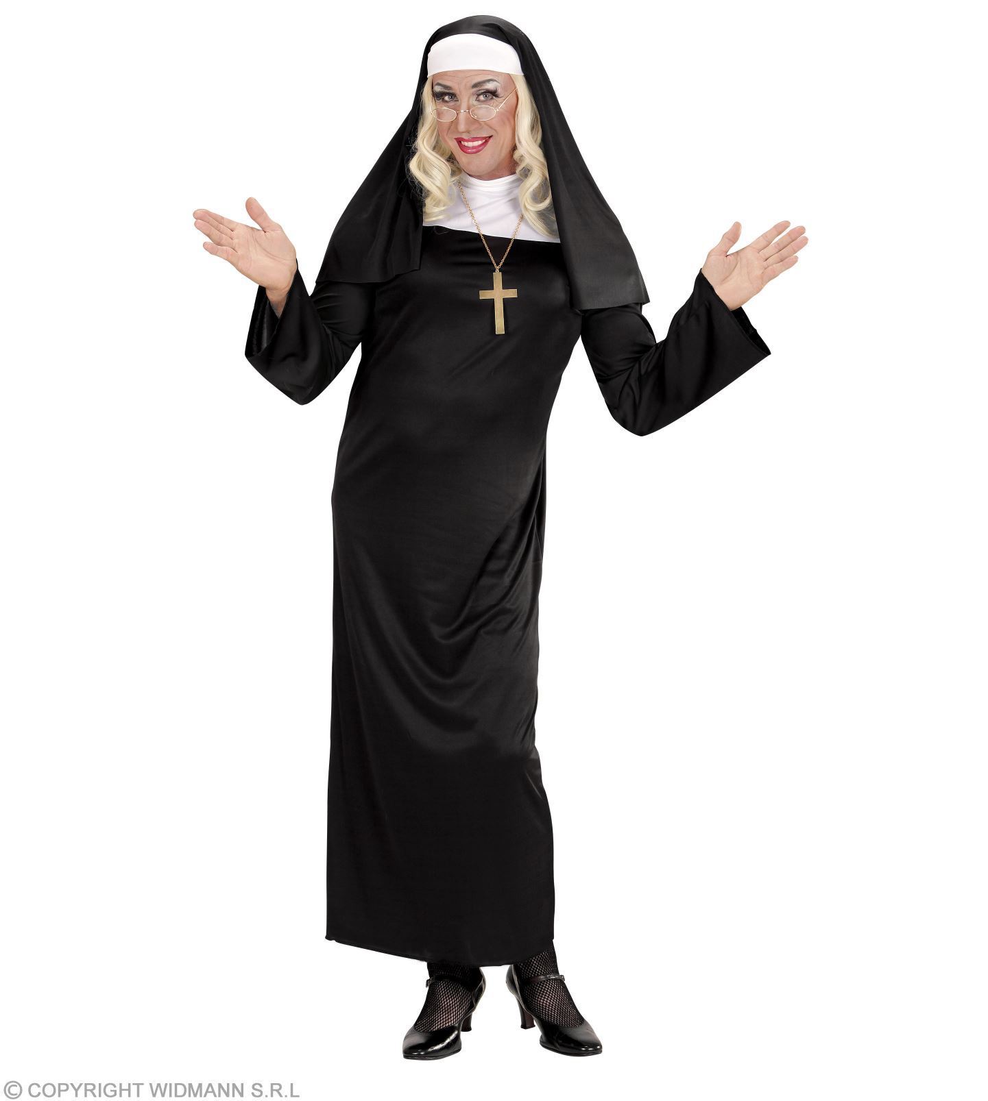 Nonnen kostuum low buget religieus