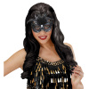 foto 4 oogmasker, barones zwart met stenen