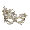 foto 1 oogmasker kant, antiek goud barok