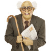 foto 2 Opa masker met wit haar volwassen