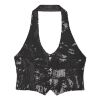 foto 3 Paillettenvest zwart dames