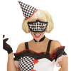 foto 2 pierrot masker geblokt zwart met wit