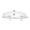 prinsessen tiara zilver strass