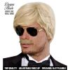 foto 1 pruik droomhaar, playboy met snor blond