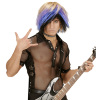 foto 4 pruik, rocker rock en roll