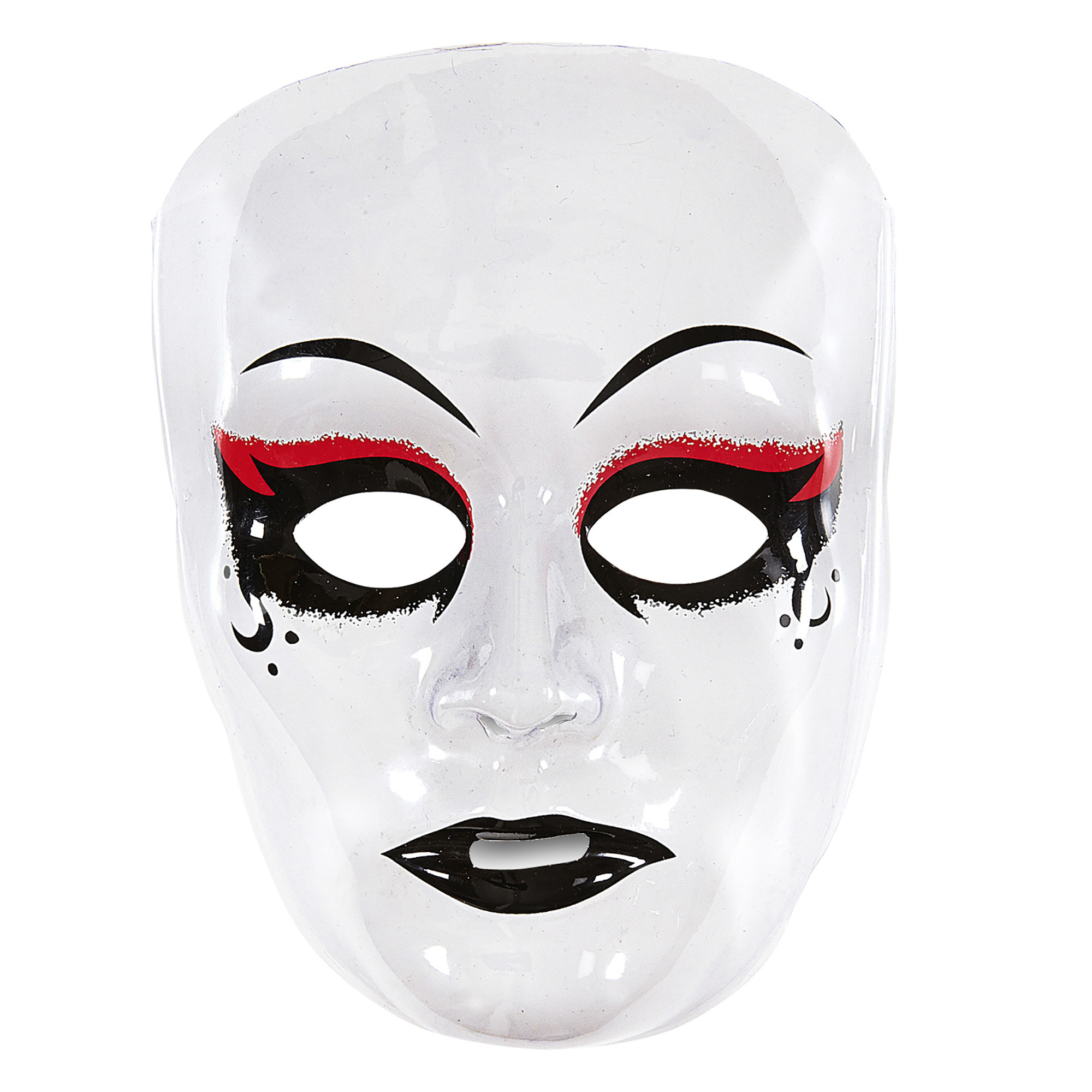 pvc masker, gothic transparant