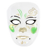 foto 1 pvc masker transparant, braziliaans carnaval