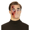 foto 2 pvc transparant masker, bloedende wonden halloween