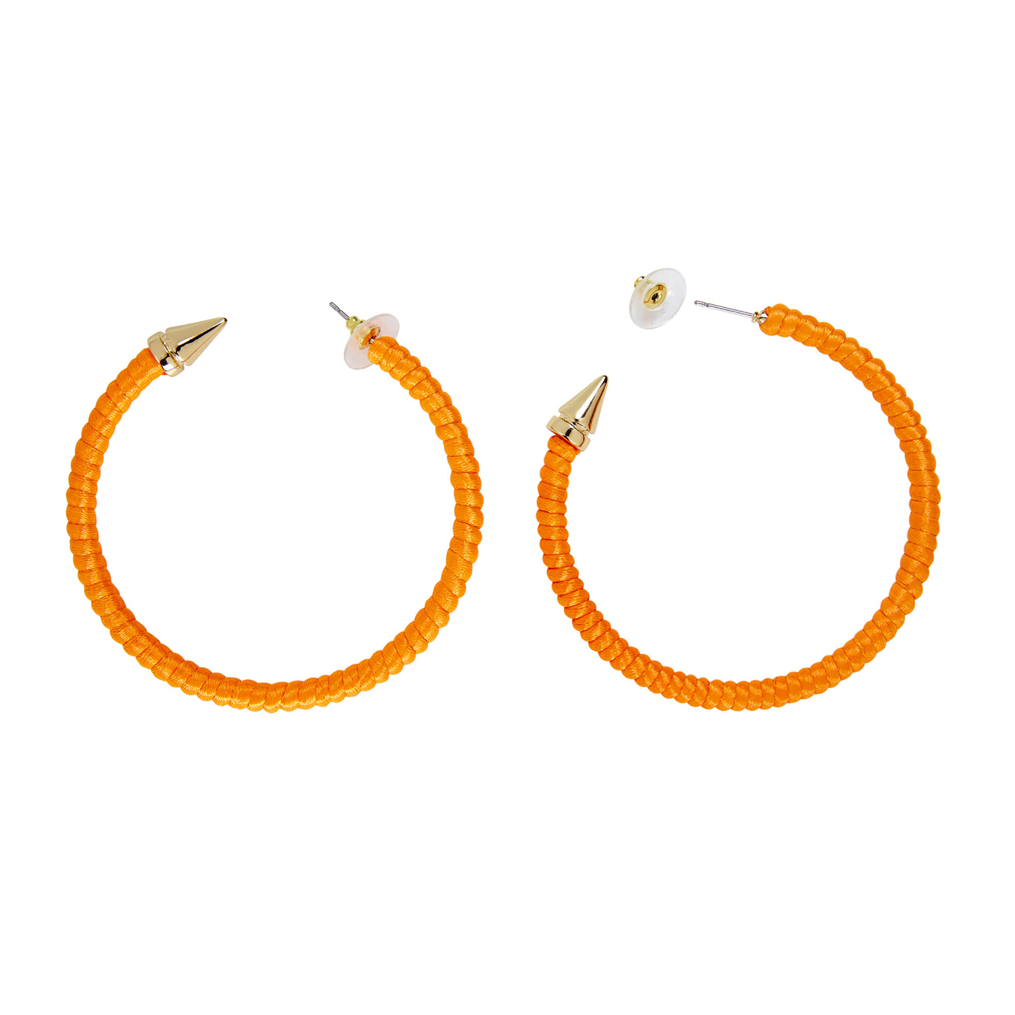 Steel de show met onze grote ronde oranje oorbellen Perfect voor disco outfits en het supporten van het nederlands Elftal