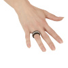 foto 2 stoere biker ring met nagels