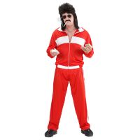 Super fout Trainingspak rood maaskantje volwassen Super fout Trainingspak rood maaskantje volwassen
