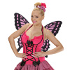 foto 2 vlindervleugels kind, zwart met roze