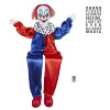 foto 2 animatie killer clown met lichtgevende ogen en geluid 90cm