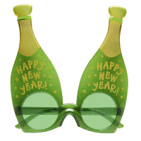 Bril champagne glazen happy new year Bril champagne glazen happy new year