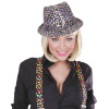 foto 4 Deukhoed fedora pailletten met meerkleurige rondjes