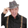 foto 5 Deukhoed fedora pailletten met meerkleurige rondjes