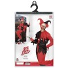foto 2 Evil jester zwart met rood heren kostuum