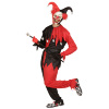 foto 4 Evil jester zwart met rood heren kostuum