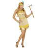 indiaanse dames kostuum indianen vrouw goud
