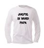 foto 4 joepie ik word papa  t-shirt lange mouw