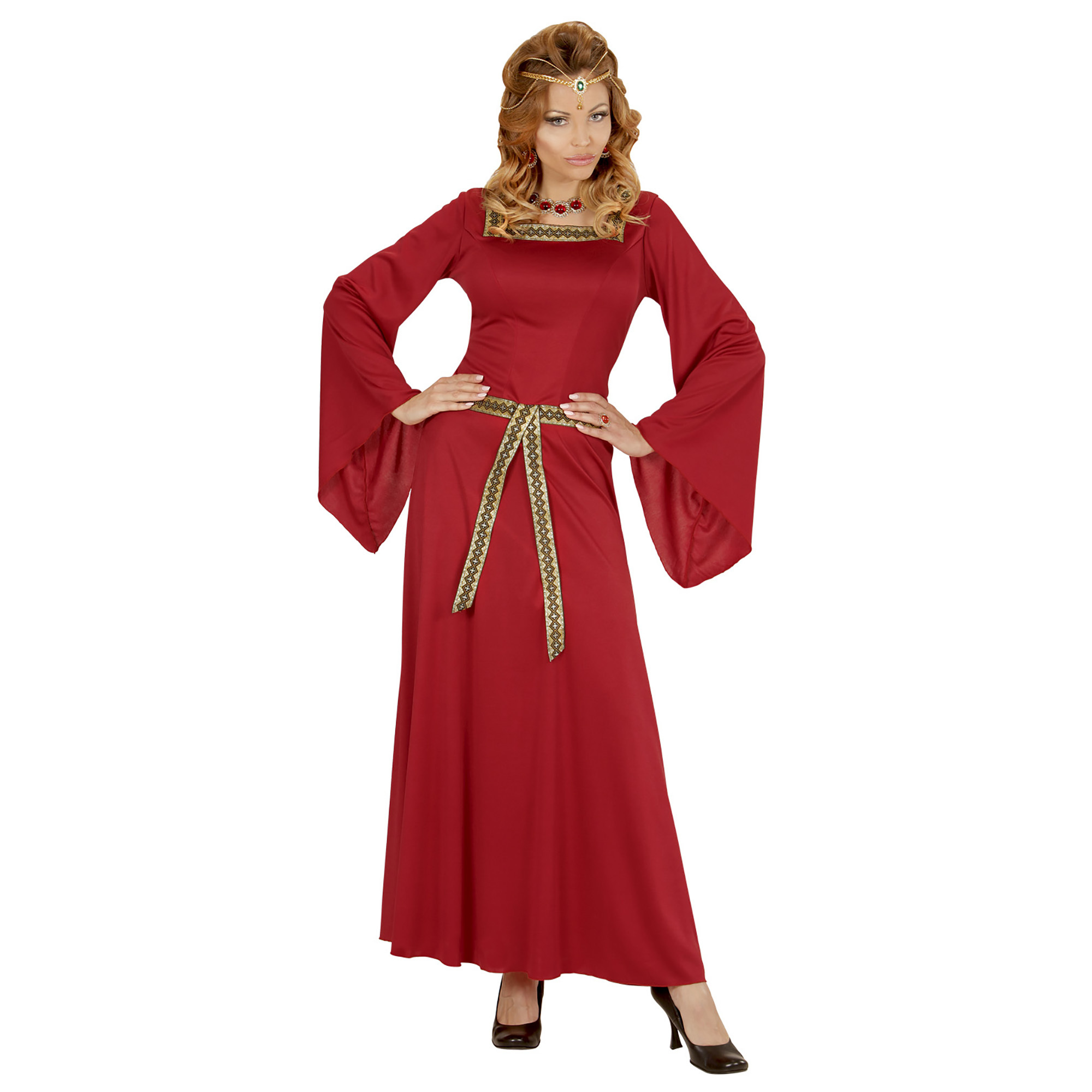 kasteelmeisje dames kostuum middeleeuws