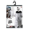 foto 2 killer clown pierrot zwart wit outfit