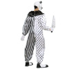 foto 3 killer clown pierrot zwart wit outfit