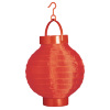 foto 3 lampion met licht 15cm  rood