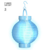 lampion met licht 15cm blauw