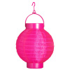 foto 3 lampion met licht 15cm roze