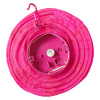foto 4 lampion met licht 15cm roze