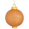 foto 3 lampion met licht 30cm oranje