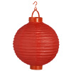 foto 3 lampion met licht 30cm rood