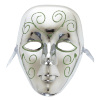 foto 1 masker zilver met glitter