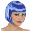 foto 1 pruik, boblijn blauw trendy