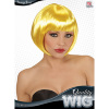 foto 2 pruik, boblijn geel trendy