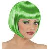 foto 1 pruik, boblijn groen trendy