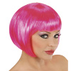 foto 1 pruik, boblijn hard roze trendy
