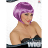 foto 2 pruik, boblijn magenta trendy