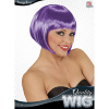 foto 2 pruik, boblijn paars trendy