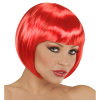 foto 1 pruik, boblijn rood trendy