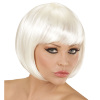 foto 1 pruik, boblijn wit trendy