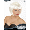 foto 2 pruik, boblijn wit trendy