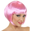 foto 1 pruik, boblijn zacht roze trendy