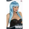 foto 2 pruik, vogue azuur blauw lange haar