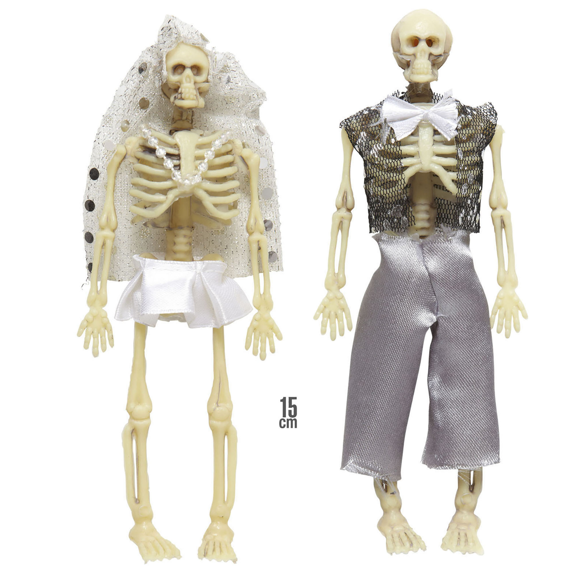 skelet echtpaar, 15cm