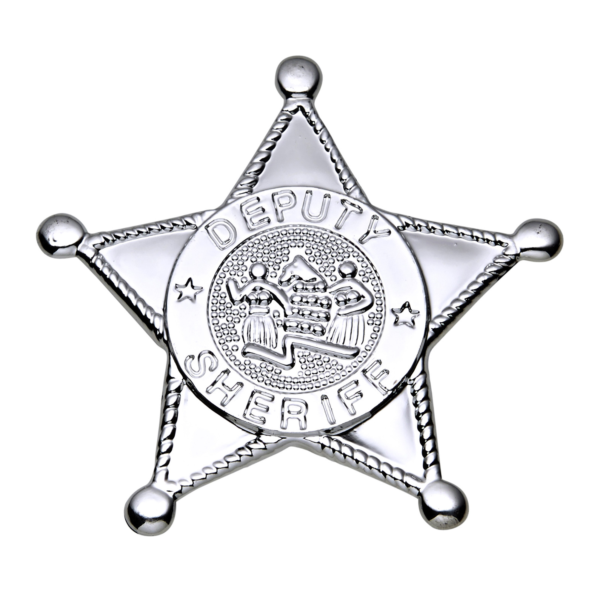 zilveren sheriff ster